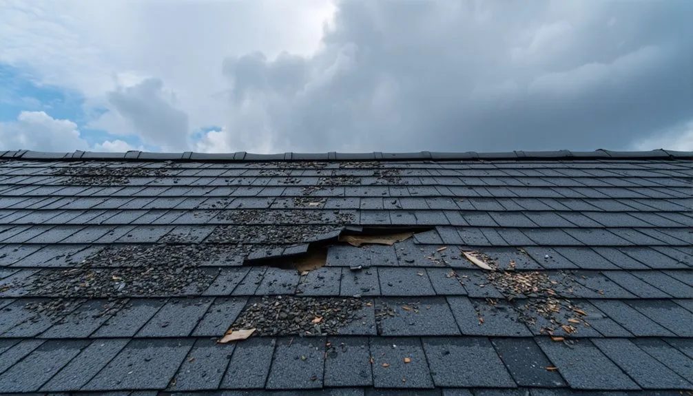 identifying roof storm damage