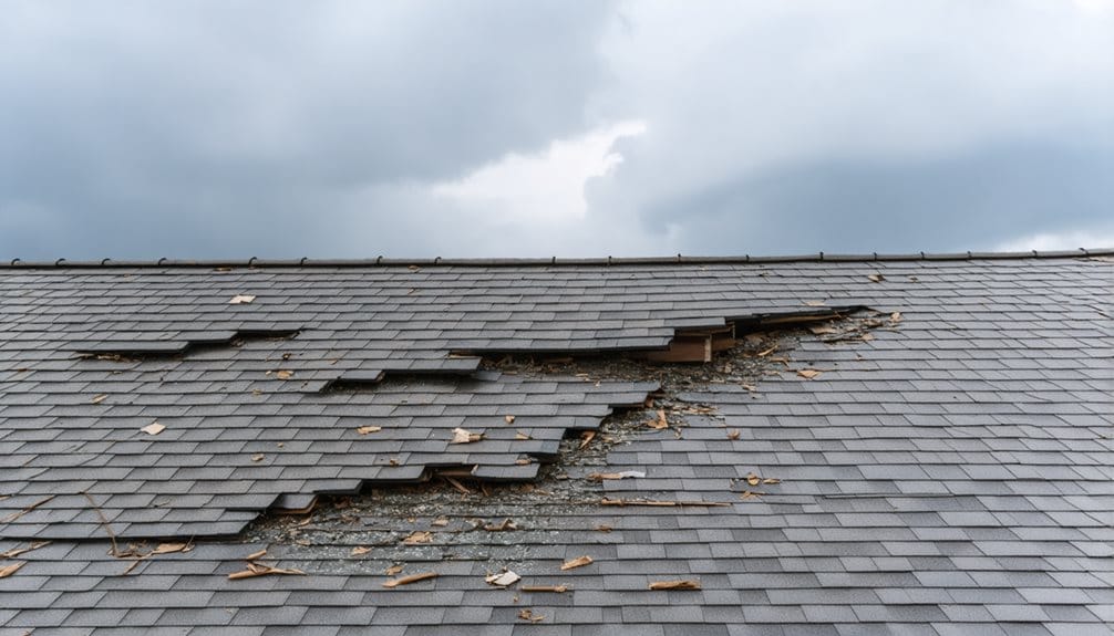 roof wind damage indicators